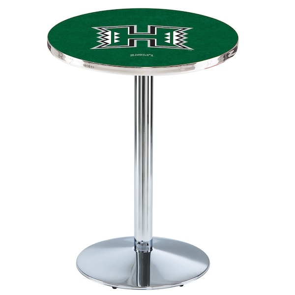 42" Chrome Hawaii Pub Table